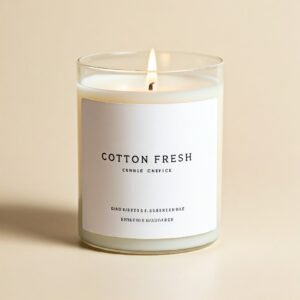 Cotton Fresh Scented Candle