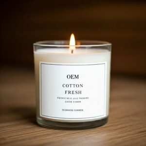 Cotton Fresh Scented Candle