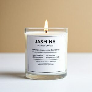 Jasmine scented candle