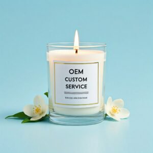 Jasmine scented candle