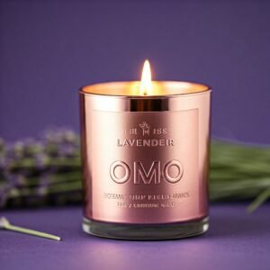 Lavender scented candle