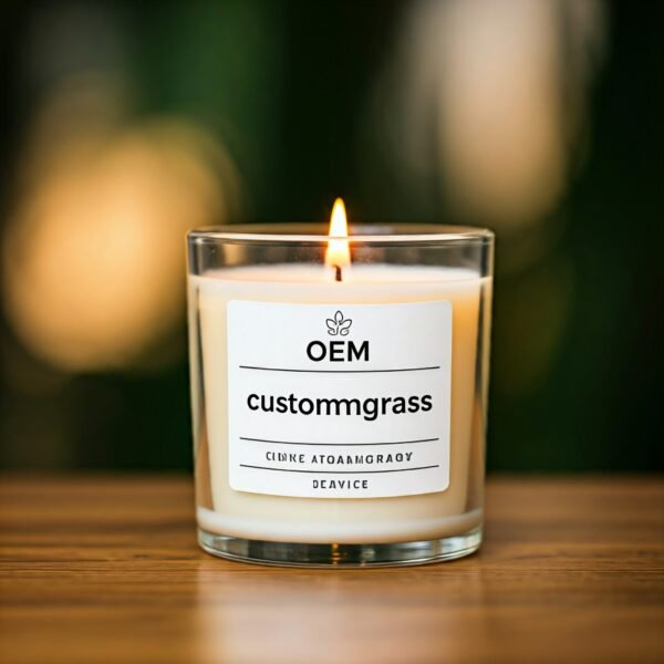 Lemongrass Herbal Scented Candle