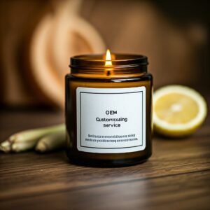 Lemongrass Herbal Scented Candle