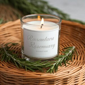 Rosemary Herb Scented Candle