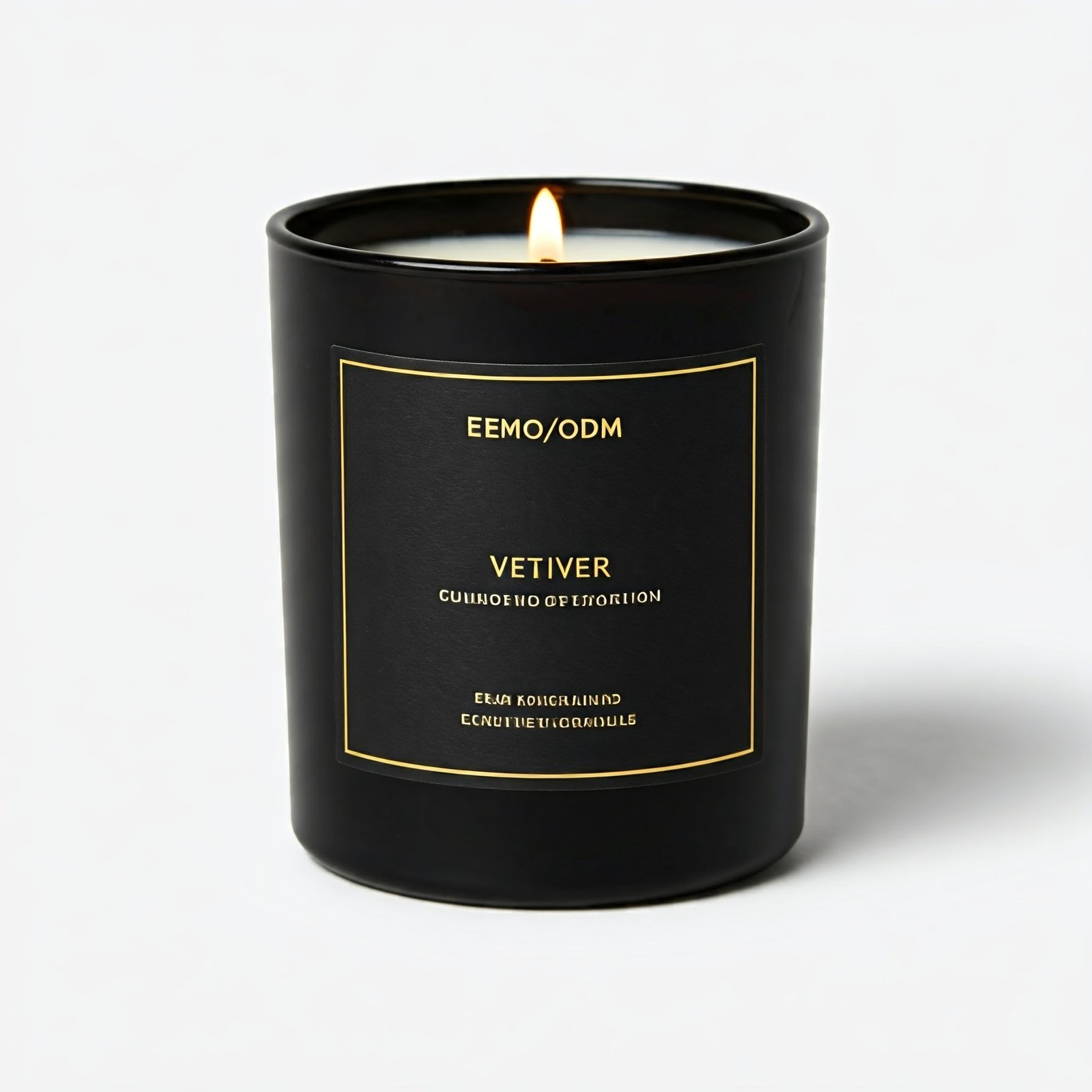 Vetiver scented candle