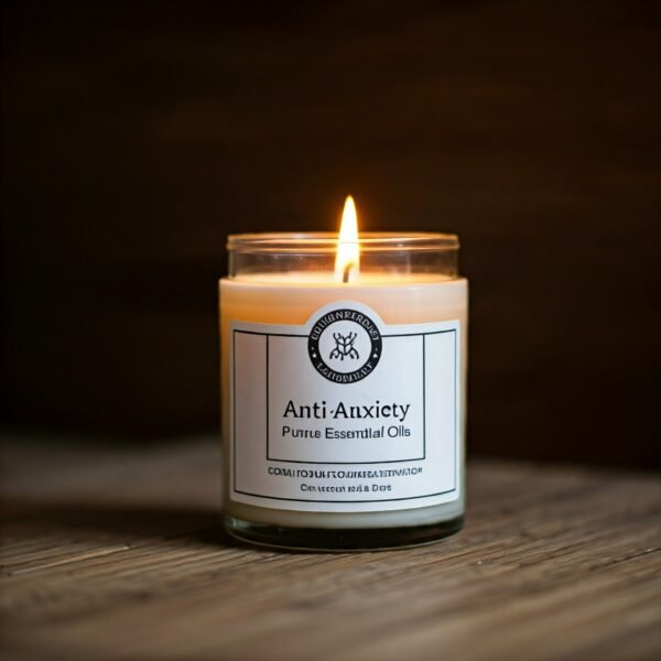 anti-anxiety aromatherapy candle