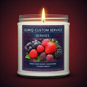 berry scented candle