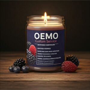 berry scented candle