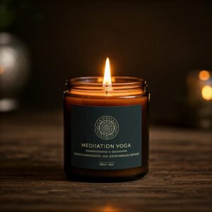 meditation yoga aromatherapy candle